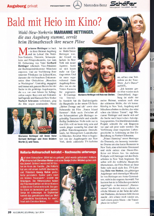 Marianne Hettinger im AJ Norbert Schramm